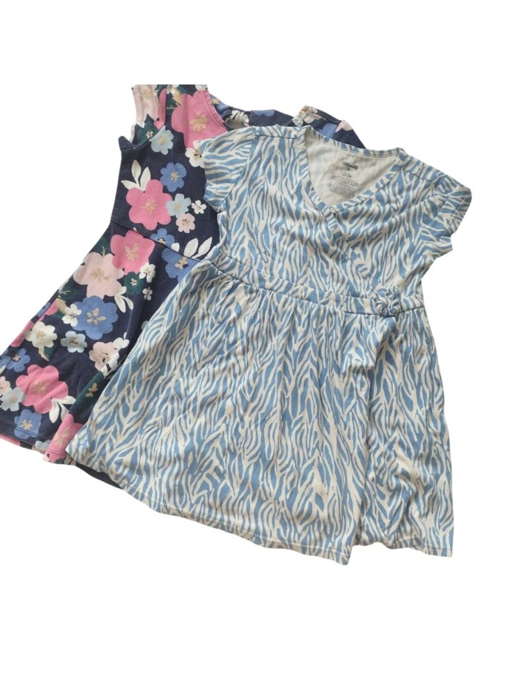 Lot of 2 Girls Cotton Knit Dresses Sz 8 Gymboree DVF for Target Easy Wear Dress